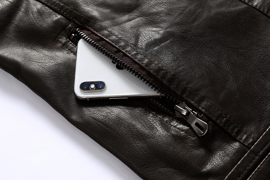 2021 High quality Coat Men Plus Size Jackets Men's PU Leather Coat Slim Fit Faux Leather Motorcycle Mens Jackets