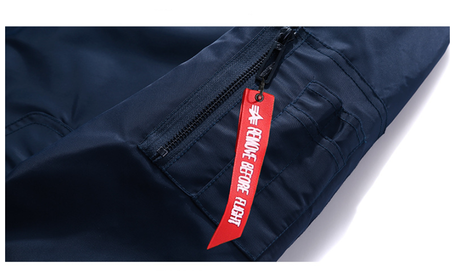 2021 High quality New Autumn Winter jacket Men Fashion Stand Collar One Pilot Jacket Men Baseball Uniform Coat