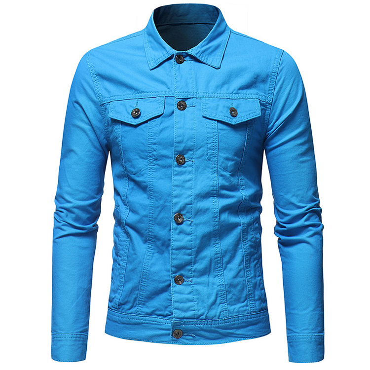 2021 High quality Mens Denim Jacket Fashion Male Jeans Jackets High Quality Men's Jackets Men New Casual Jacket Coats