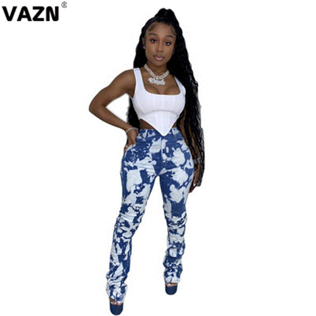 2021 High quality Autumn Latest Style Top Quality Sexy Fancy Daily Regular Style Waist Braid Women Long Boot Cut Pants