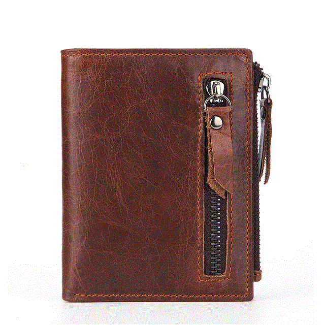 2021 High quality Men Wallets Money Pocket Bag Male Brown Short Purse Small Leather Slim Mini Wallet Thin Waller