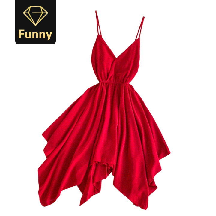 2021 High quality small sexy backless  with shoulder-straps seaside resort lace waist dress