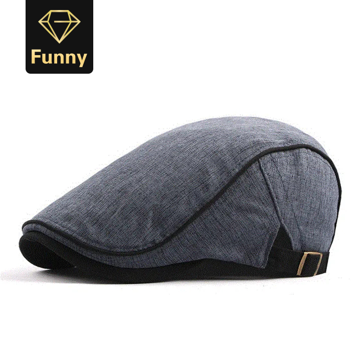 2021 High quality Spring Summer Berets Hat Men Caps Sun Visors Men's Beret Caps Herringbone Flat Caps Adjustable Baret