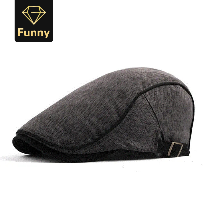 2021 High quality Spring Summer Berets Hat Men Caps Sun Visors Men's Beret Caps Herringbone Flat Caps Adjustable Baret
