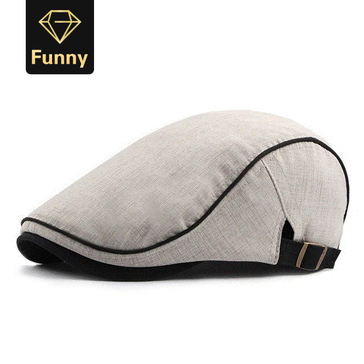 2021 High quality Spring Summer Berets Hat Men Caps Sun Visors Men's Beret Caps Herringbone Flat Caps Adjustable Baret