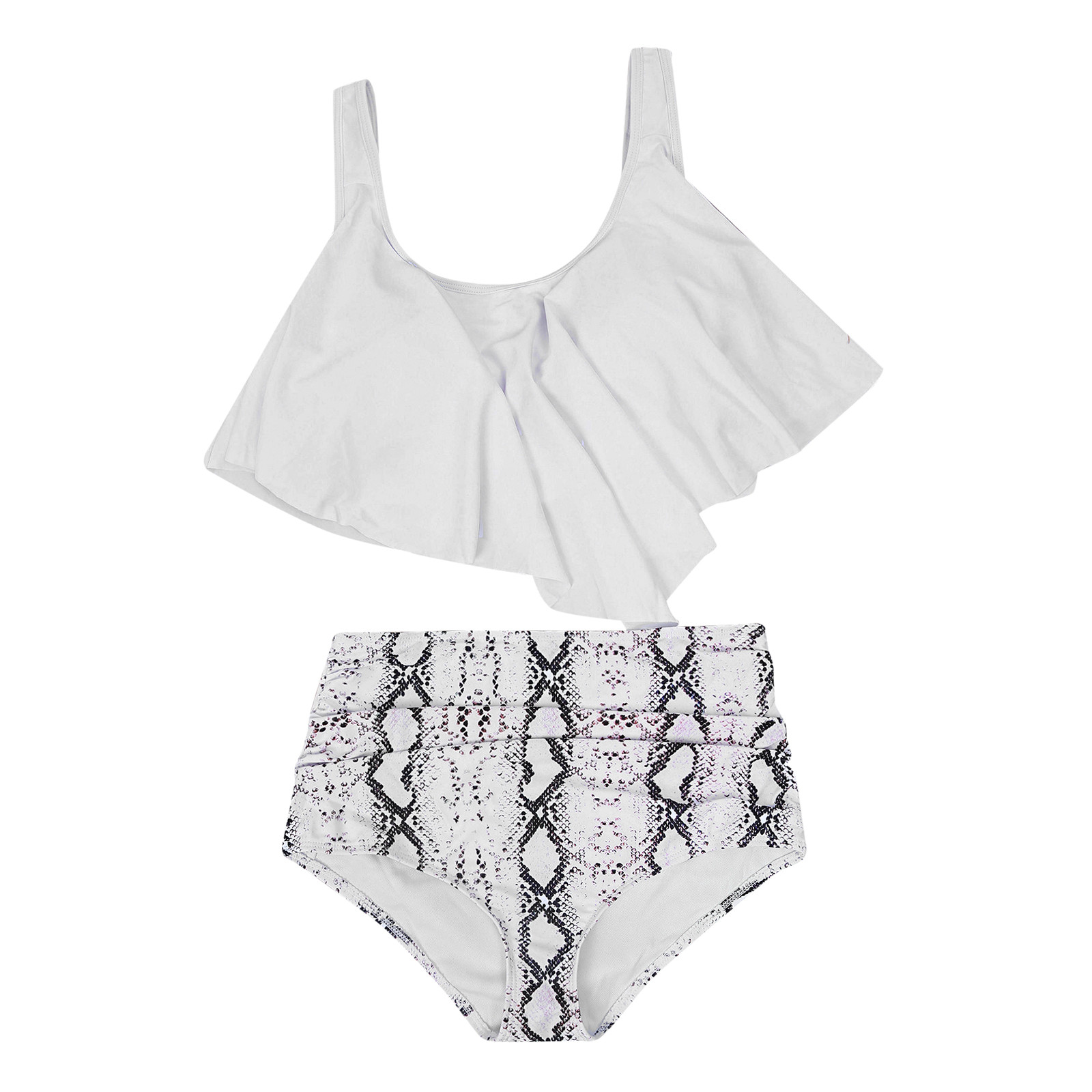 2021 High quality Women's Two Piece Print Sexy Split Swimsuit Bikini Swimsuit Beachwear Fato Banho Mulher Swimsuit