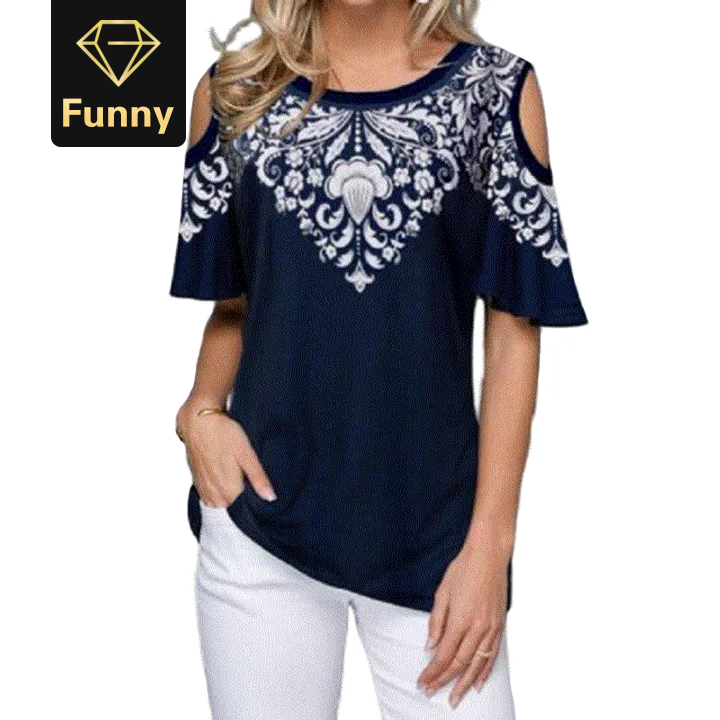 2021 High quality Women Summer Loose T Shirt Casual Short Sleeve Tops Print O-Neck Vintage T-Shirt Plus Size S-5XL