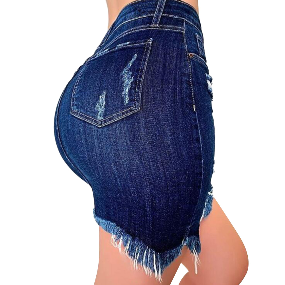 2021 High quality Jeans Skirt For Women Summer Fashion Sexy High Waist Hole Casual Pencil Denim Skirts Woman Skirts