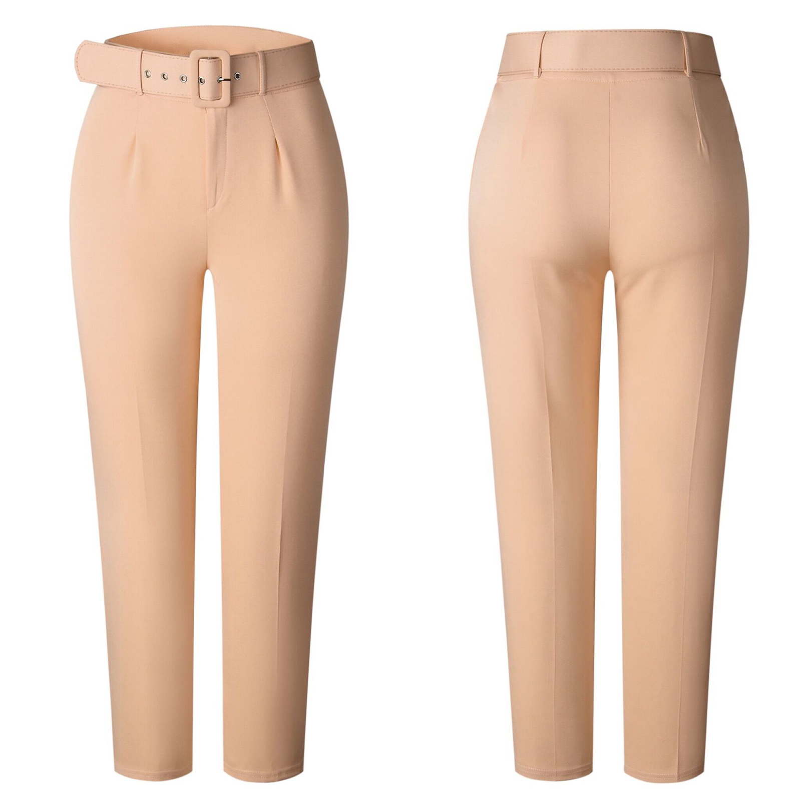 2021 High quality Women's Plus Size Trouser Solid Color High Waist Long Pant Bottom Pencil Pants for Office Lady