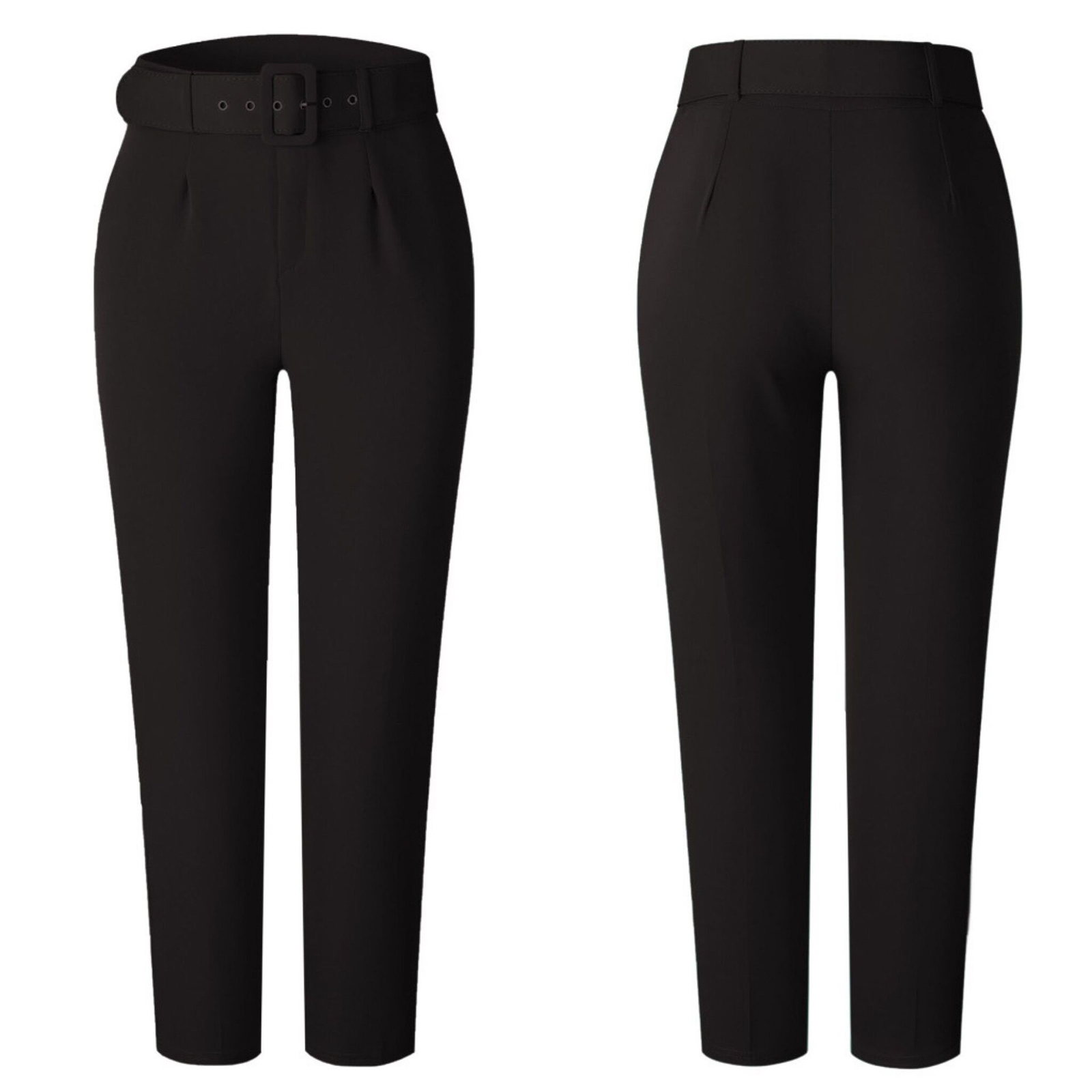 2021 High quality Women's Plus Size Trouser Solid Color High Waist Long Pant Bottom Pencil Pants for Office Lady