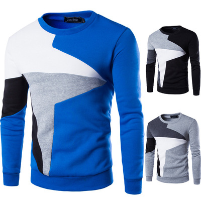 Sweaters Men Printed Casual O-Neck Slim Cotton Knitted Mens Sweaters Pullovers Men Brand Clothing