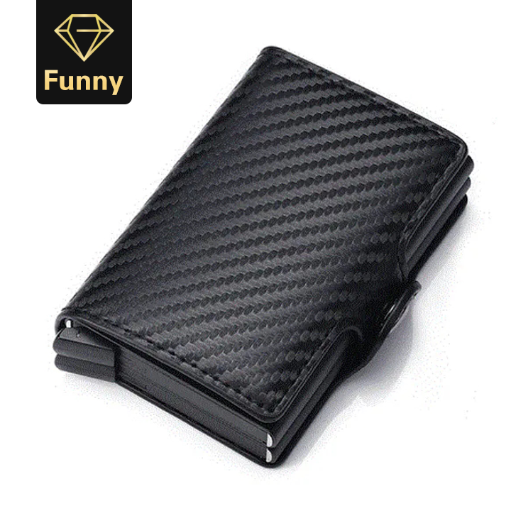 Men id Credit Card Holder Wallet Metal Aluminum Business Bank Card Case CreditCard Cardholder