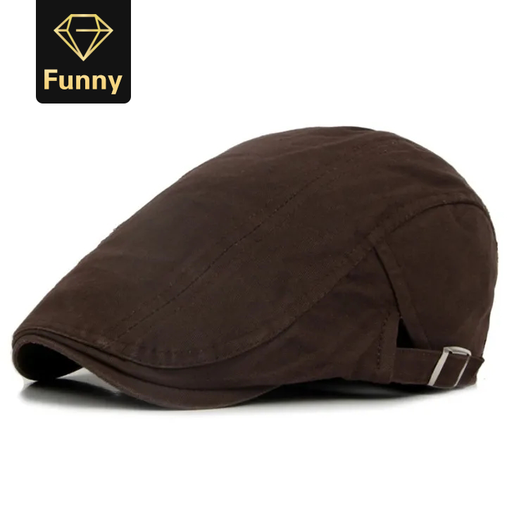 Adjustable Men Spring Summer Sun Newsboy Hats Classic Western Newsboy Caps Cotton Blend Beret Hat
