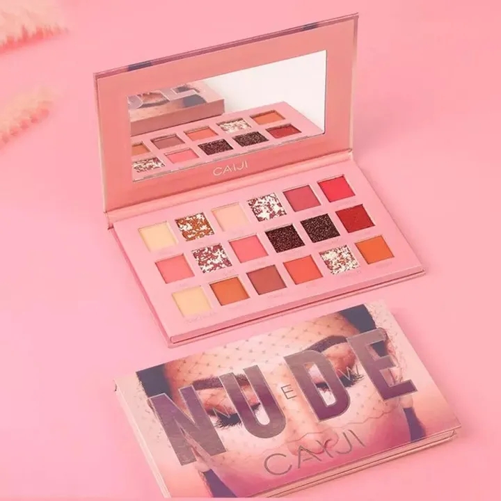 Lasting Glitter Eyeshadow Pallete 18 Color Matte Nude Eyeshadow Shimmer Shiny Soft Powder Makeup