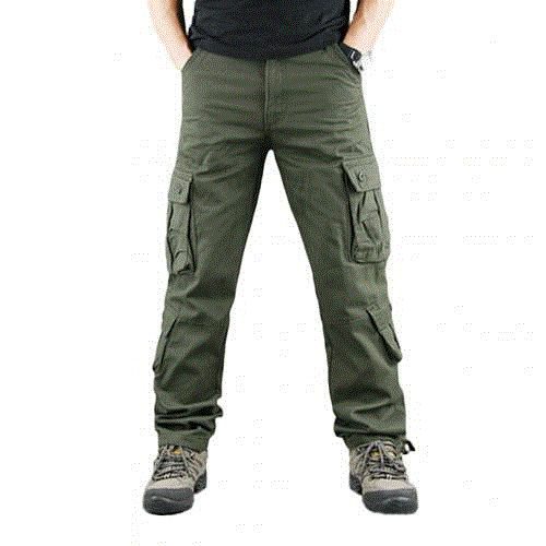 2021 High quality Men Military Cargo Pants Multi-pockets Baggy Men Pants Casual Trousers Overalls