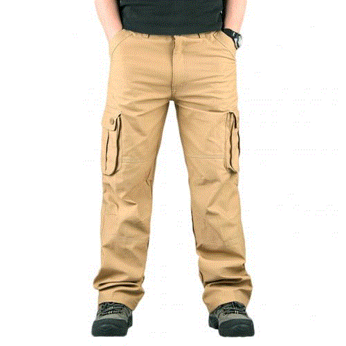 2021 High quality Men Military Cargo Pants Multi-pockets Baggy Men Pants Casual Trousers Overalls