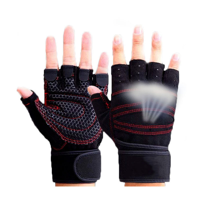 2021 High quality Gym Gloves Heavyweight Sports Exercise Weight Lifting Gloves Body  Sport Fitness Gloves