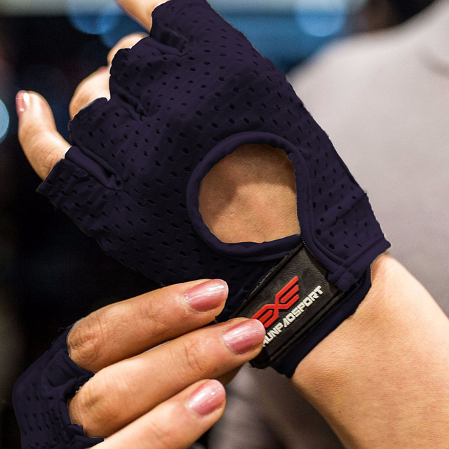 2021 High quality Half Finger Sport Gym Gloves Shockproof Fitness Gloves Weightlifting Dumbbell Gloves
