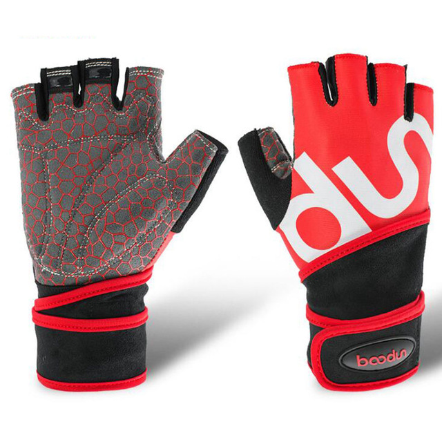 2021 High quality Gloves Sports Half Finger Gym Dumbbell Crossfit Gloves Bodybuilding Weightlifting Gloves