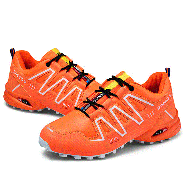 2021 High quality Light Waterproof PU Leather Men Hiking Shoes Hunting Camping Sneakers Climbing Sports Outdoor  Shoes