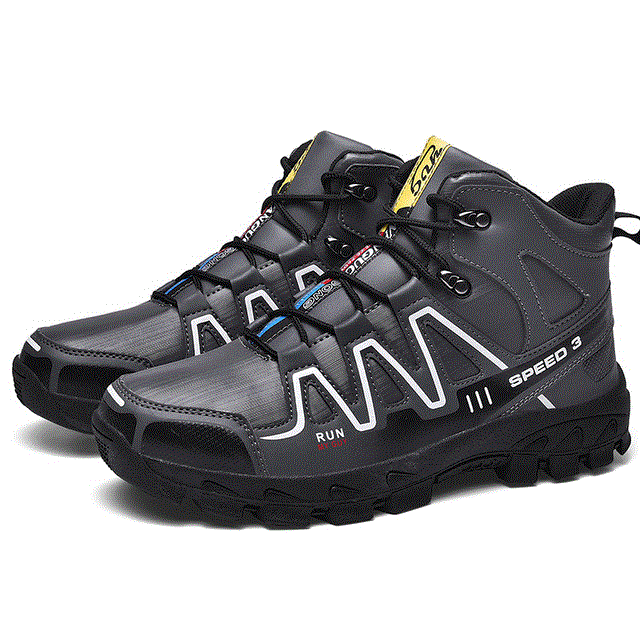 2021 High quality Men Hiking Shoes Waterproof Leather Shoes Climbing and Fishing Shoes New Popular Outdoor Shoes