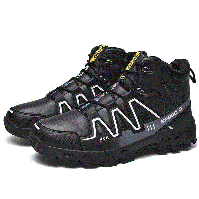 2021 High quality Men Hiking Shoes Waterproof Leather Shoes Climbing and Fishing Shoes New Popular Outdoor Shoes