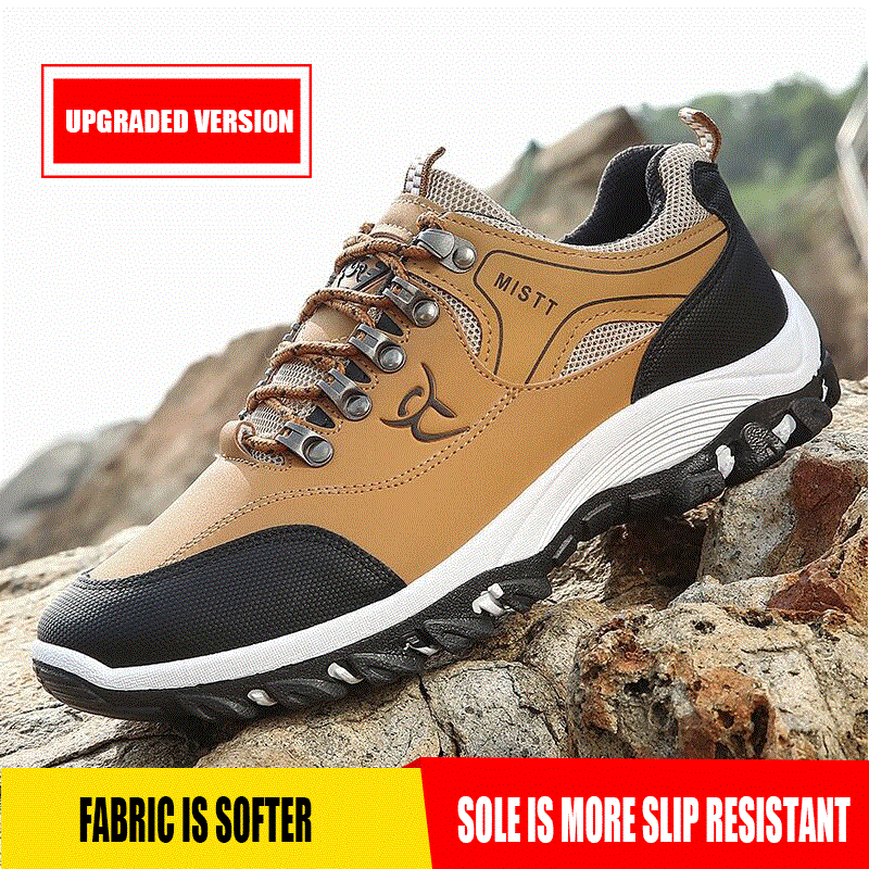 2021 High quality Outdoor Mountain Climbing Shoes Lightweight Trekking Sneakers Male Hiking Waterproof walking Shoes