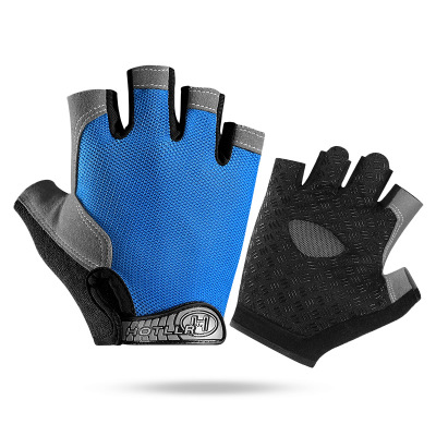 2021 High quality Gloves Silicone Palm Hollow Back Gym Gloves Weightlifting Workout Dumbbell Crossfit Bodybuilding