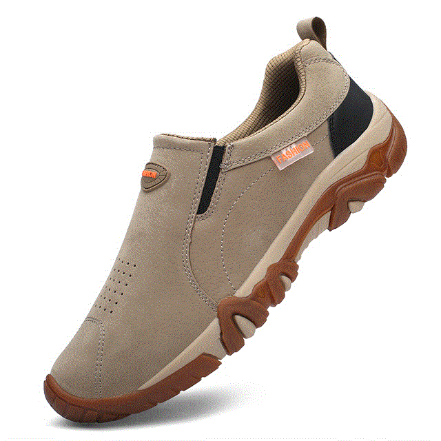 2021 High quality Men Shoes Genuine Leather Loafers Breathable Spring Autumn Casual Shoes Outdoor Non Slip Men Sneaker