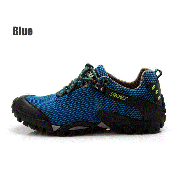 2021 High quality Leather Sport Climbing Shoes Men Hiking Trekking Fishing Shoes Non-slip Travel Outdoor Sneakers