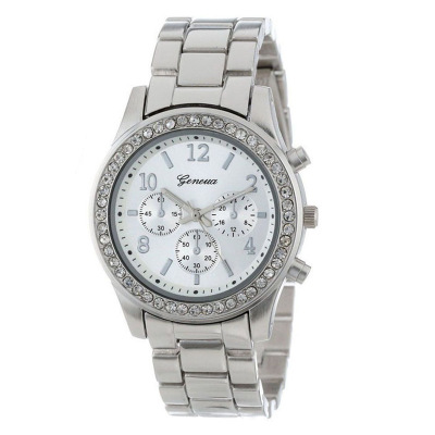 2021 High quality silver watch for woman fashion rhinestone women Quartz luxury wrist watch ladies watch women watch