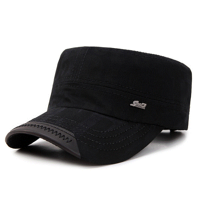 2021 High quality Summer Army Newsboy Caps Solid color cotton Military cap men hat Outdoor on foot casquette homme dad