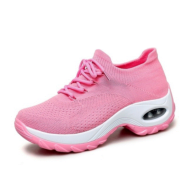 2021 High quality Women Tennis Shoes New Tenis Feminino Breathable Lace-up Mesh Gym Sports Shoes Comfortable Trainers Sneakers Spring Autumn