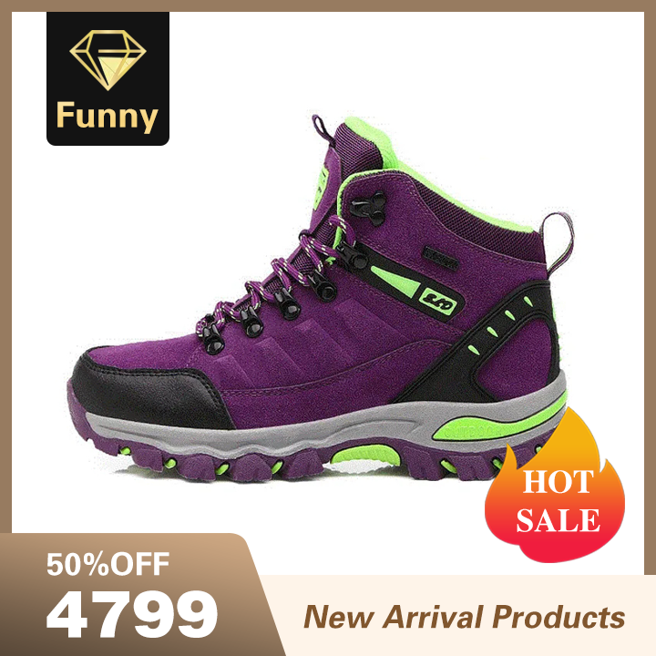 2021 High quality Hot sale Mens shoes waterproof hiking boots trekking outdoor mountain shoes