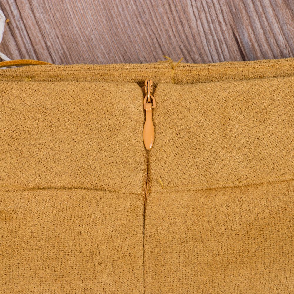 2021 High quality Hot Sale Women  pu Leather Suede Lace Bandage High Waist Party Pencil Short Mini Skirt Ladies Womens