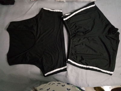 2021 High quality Sexy Women 2PCS Yoga Set Female Sleeveless Tank Fitness Shorts Running Gym Sports Clothes Swimsuit