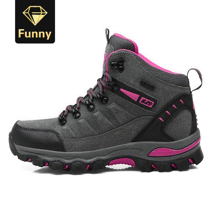 2021 High quality Hot sale Mens shoes waterproof hiking boots trekking outdoor mountain shoes