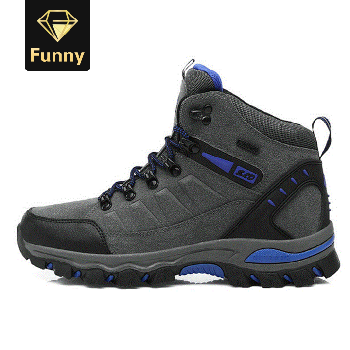 2021 High quality Hot sale Mens shoes waterproof hiking boots trekking outdoor mountain shoes