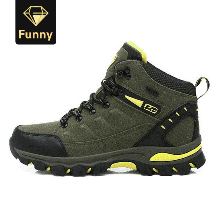 2021 High quality Hot sale Mens shoes waterproof hiking boots trekking outdoor mountain shoes