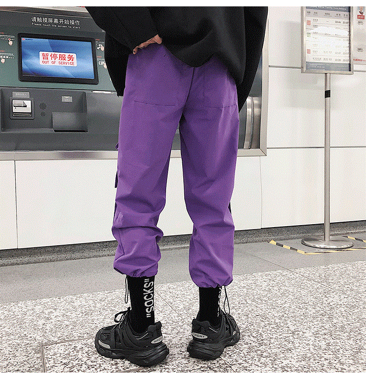 2021 High quality Men Streetwear Cargo Pants Overalls Mens Baggy Hip Hop Joggers Pants Sweatpant