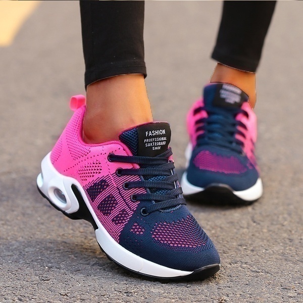 2021 High quality Running Shoes Breathable Casual Shoes Outdoor Light Weight Sports Casual Walking Women Athletic