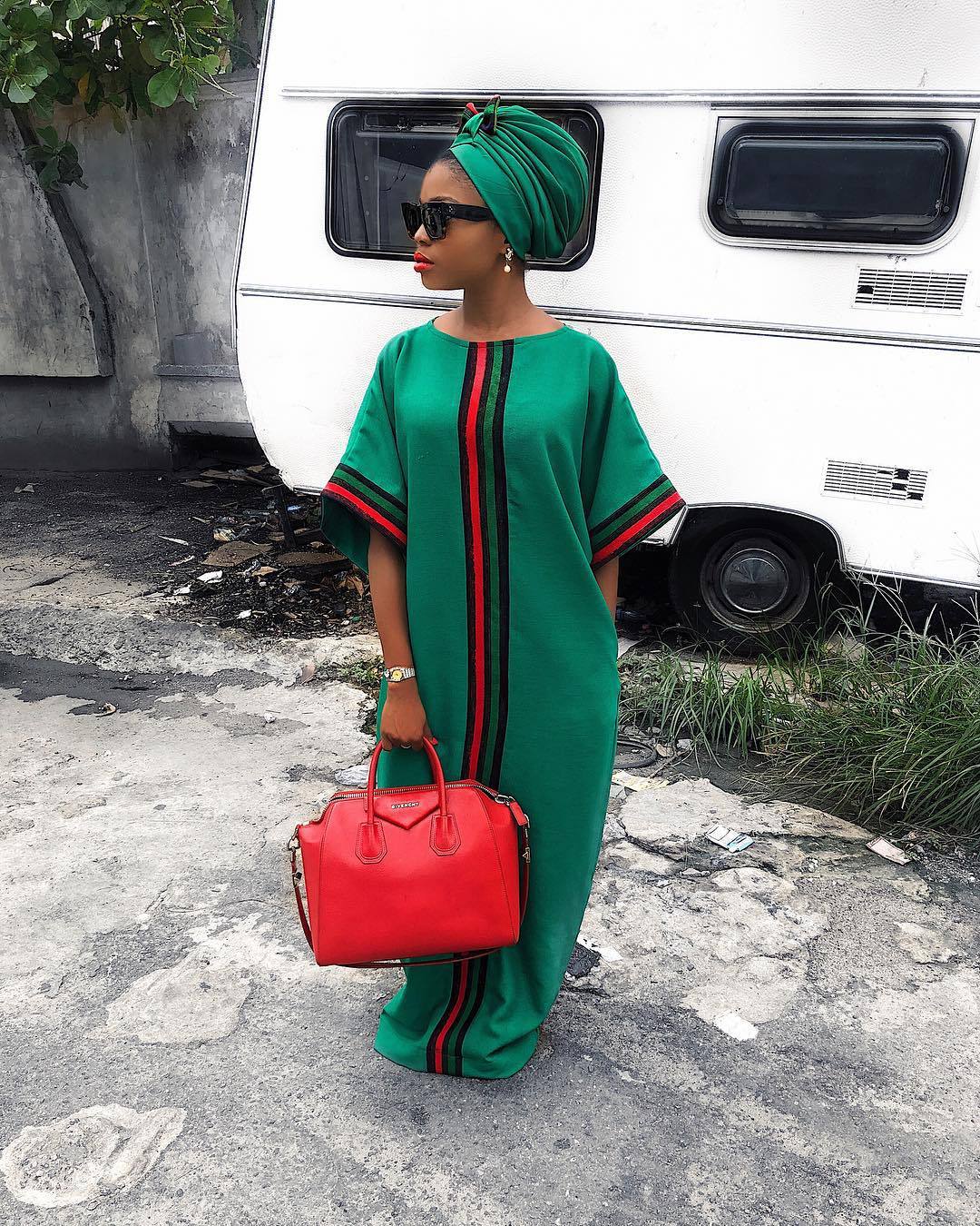 2021 High quality African Dresses For Women Summer Autumn Stripe Print Slim Sleeved Dress Fashion Ladies Clothing