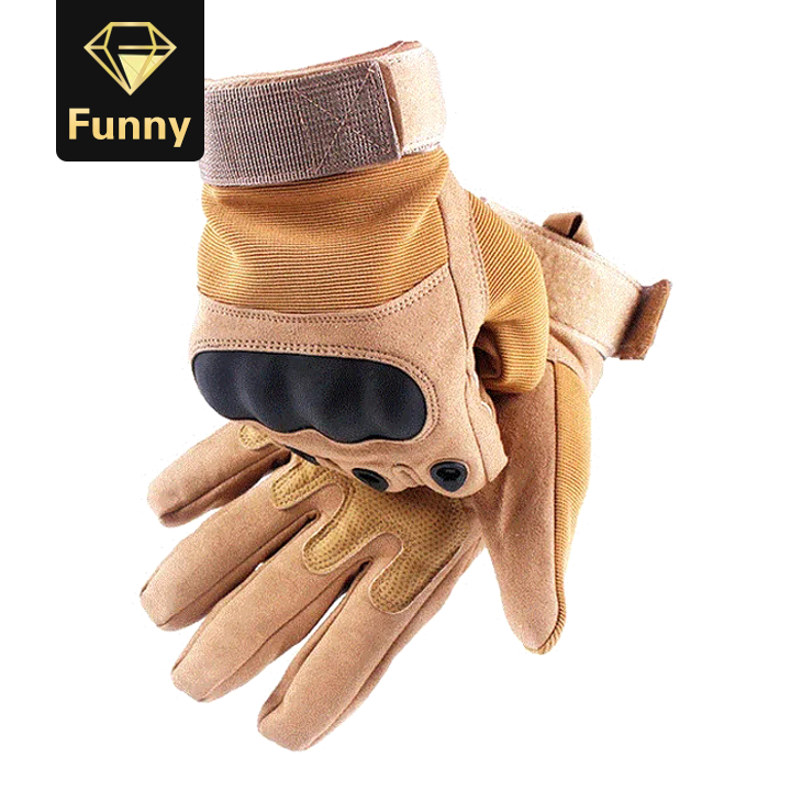 2021 High quality Hard Knuckle Tactical Gloves Army Military Combat Outdoor Climbing Full Gloves