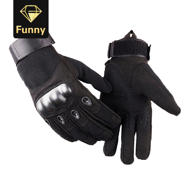 2021 High quality Hard Knuckle Tactical Gloves Army Military Combat Outdoor Climbing Full Gloves