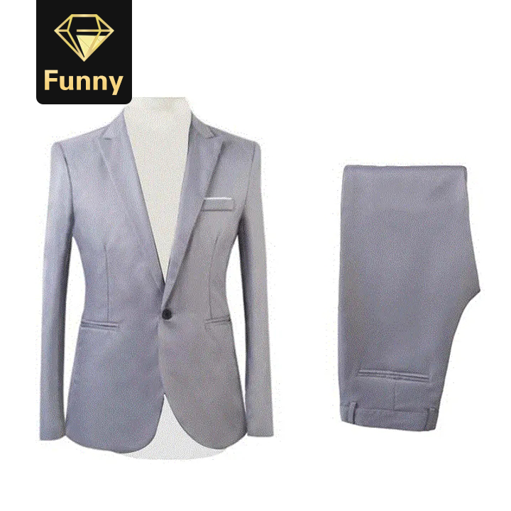 2021 High quality Formal Mens Suits with Pants Men's Blazer  Wedding Male Groom Tuxedos suit Prom