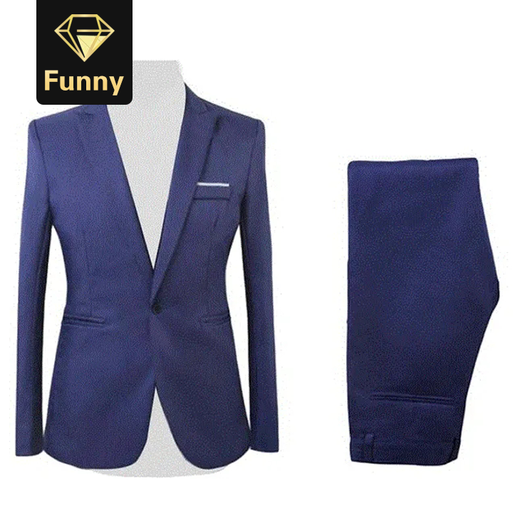 2021 High quality Formal Mens Suits with Pants Men's Blazer  Wedding Male Groom Tuxedos suit Prom