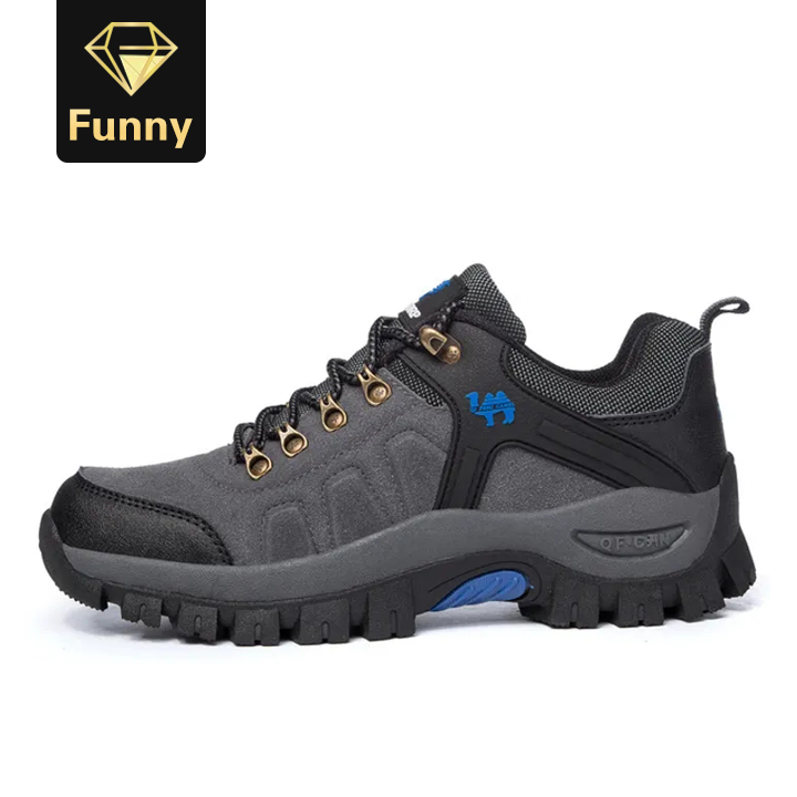 2021 High quality  Outdoor Hiking Shoes Men Waterproof Anti-skid Breathable Sport Climbing Shoes