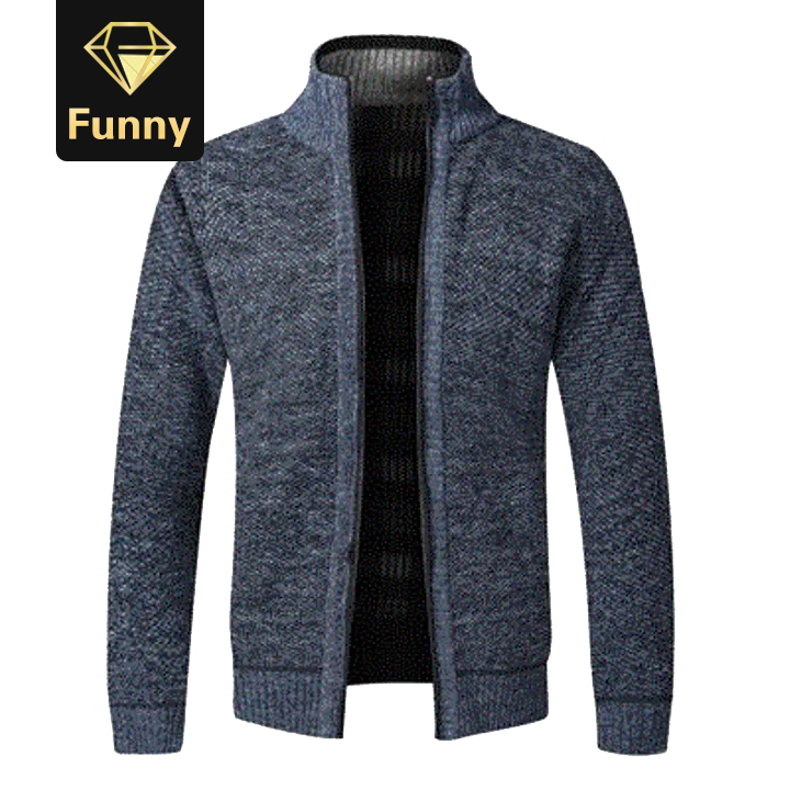 2021 High quality Men's Sweaters Winter Men Thick Warm Knitted Sweater Jackets Cardigan Coats