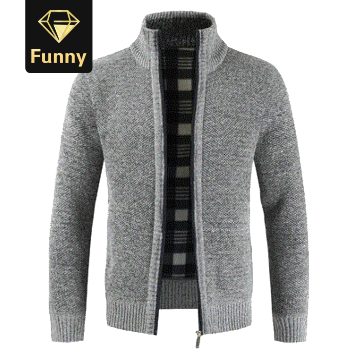 2021 High quality Men's Sweaters Winter Men Thick Warm Knitted Sweater Jackets Cardigan Coats