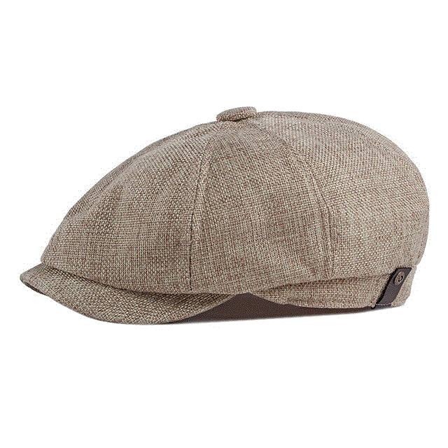2021 High quality Men Casual Newsboy Hat Retro Beret Hat Casual Hats Unisex Wild Octagonal Cap for Men Street Caps